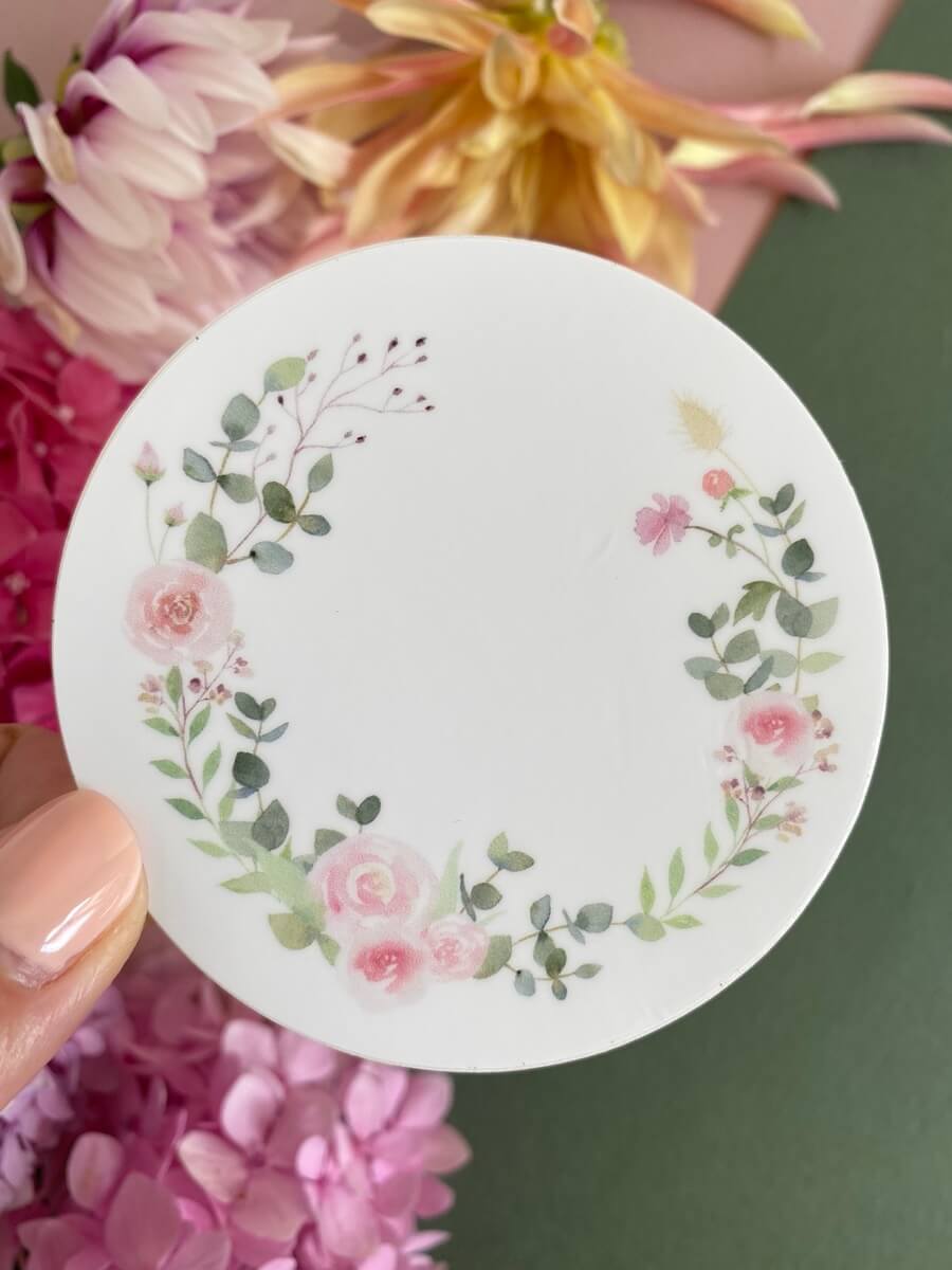 Sticker Couronne romantique