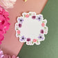 Sticker Couronne Tulipes