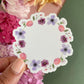Sticker Couronne Tulipes